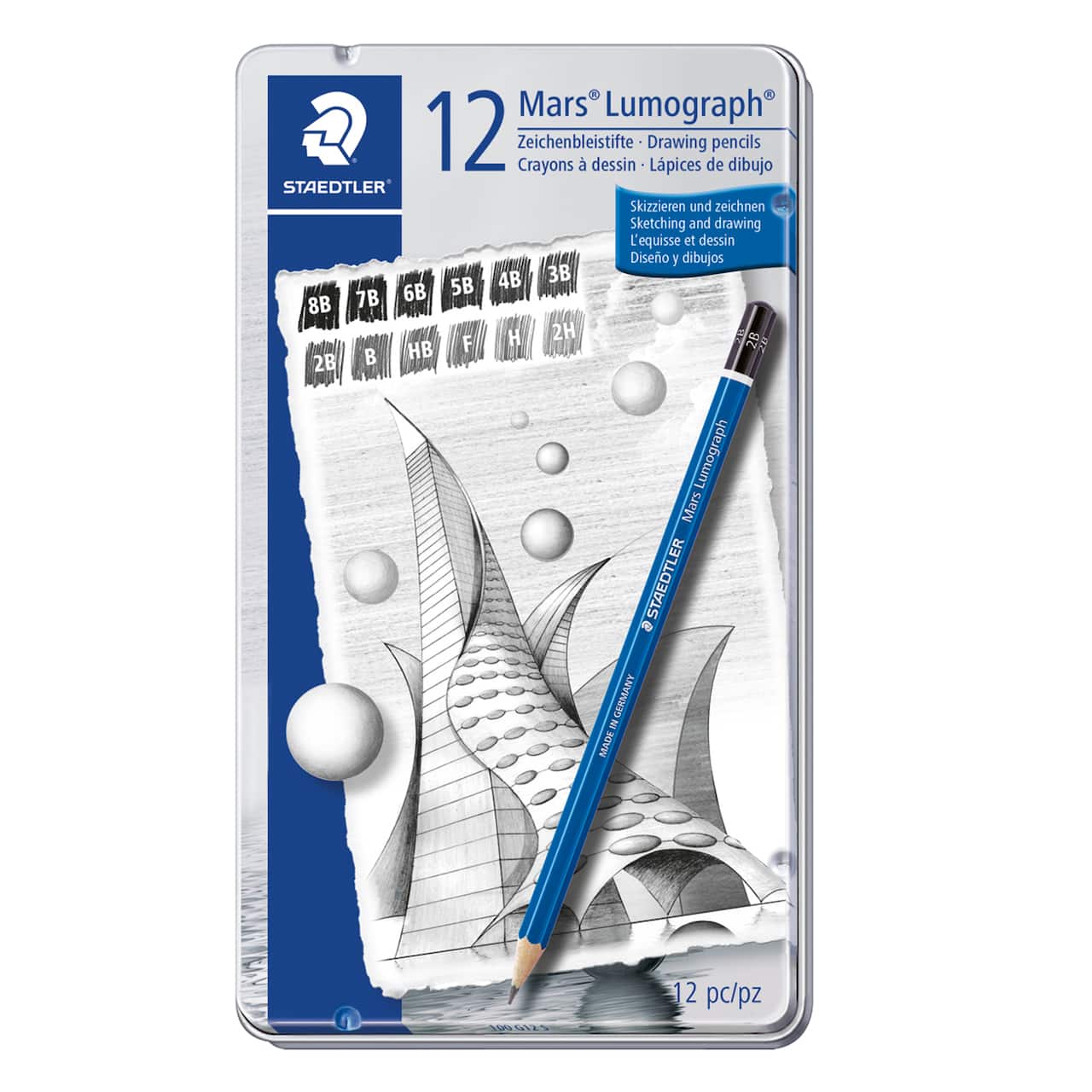 10 Packs: 12 ct. (120 total) Staedtler® Mars® Lumograph® Drawing Pencils